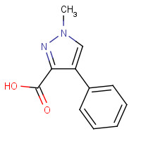 1087716-36-6 1-methyl-4-phenylpyrazole-3-carboxylic acid chemical structure