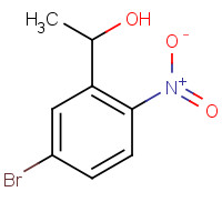 1020575-89-6 1-(5-bromo-2-nitrophenyl)ethanol chemical structure