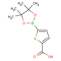 779335-05-6 5-(4,4,5,5-tetramethyl-1,3,2-dioxaborolan-2-yl)thiophene-2-carboxylic acid chemical structure