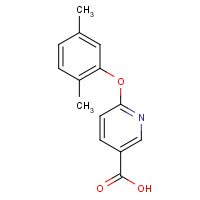 954264-14-3 6-(2,5-dimethylphenoxy)pyridine-3-carboxylic acid chemical structure