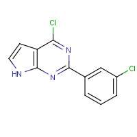343632-99-5 4-chloro-2-(3-chlorophenyl)-7H-pyrrolo[2,3-d]pyrimidine chemical structure