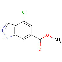 885519-19-7 methyl 4-chloro-1H-indazole-6-carboxylate chemical structure