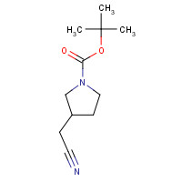 142253-46-1 tert-butyl 3-(cyanomethyl)pyrrolidine-1-carboxylate chemical structure