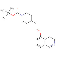 1430563-81-7 tert-butyl 4-[2-(3,4-dihydroisoquinolin-5-yloxy)ethyl]piperidine-1-carboxylate chemical structure