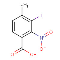 882679-22-3 3-iodo-4-methyl-2-nitrobenzoic acid chemical structure