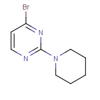 317830-89-0 4-bromo-2-piperidin-1-ylpyrimidine chemical structure