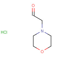 1172495-88-3 2-morpholin-4-ylacetaldehyde;hydrochloride chemical structure