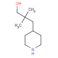 203662-02-6 2,2-dimethyl-3-piperidin-4-ylpropan-1-ol chemical structure