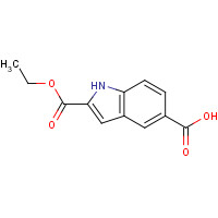 138731-14-3 2-ethoxycarbonyl-1H-indole-5-carboxylic acid chemical structure