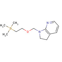 939384-54-0 2-(2,3-dihydropyrrolo[2,3-b]pyridin-1-ylmethoxy)ethyl-trimethylsilane chemical structure