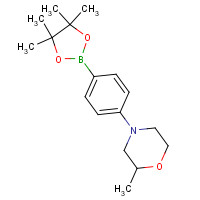 1415794-01-2 2-methyl-4-[4-(4,4,5,5-tetramethyl-1,3,2-dioxaborolan-2-yl)phenyl]morpholine chemical structure