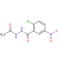244167-73-5 N'-acetyl-2-chloro-5-nitrobenzohydrazide chemical structure