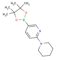 852228-08-1 2-piperidin-1-yl-5-(4,4,5,5-tetramethyl-1,3,2-dioxaborolan-2-yl)pyridine chemical structure