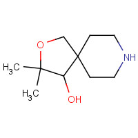 757239-73-9 3,3-dimethyl-2-oxa-8-azaspiro[4.5]decan-4-ol chemical structure