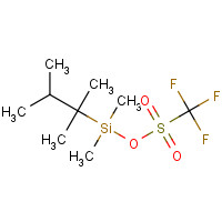 103588-79-0 [2,3-dimethylbutan-2-yl(dimethyl)silyl] trifluoromethanesulfonate chemical structure