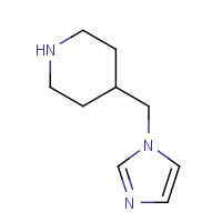90748-03-1 4-(imidazol-1-ylmethyl)piperidine chemical structure