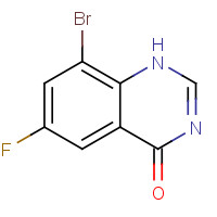 1204101-90-5 8-bromo-6-fluoro-1H-quinazolin-4-one chemical structure