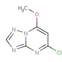 89581-76-0 5-chloro-7-methoxy-[1,2,4]triazolo[1,5-a]pyrimidine chemical structure