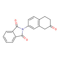 1374357-94-4 2-(7-oxo-6,8-dihydro-5H-naphthalen-2-yl)isoindole-1,3-dione chemical structure