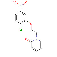 1453212-21-9 1-[2-(2-chloro-5-nitrophenoxy)ethyl]pyridin-2-one chemical structure