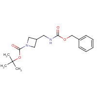 876149-42-7 tert-butyl 3-(phenylmethoxycarbonylaminomethyl)azetidine-1-carboxylate chemical structure