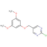 1453211-56-7 2-chloro-5-[(3,5-dimethoxyphenoxy)methyl]pyrimidine chemical structure