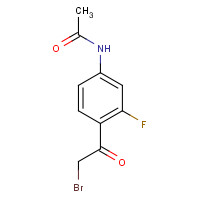 1141886-90-9 N-[4-(2-bromoacetyl)-3-fluorophenyl]acetamide chemical structure