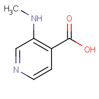 1461602-59-4 3-(methylamino)pyridine-4-carboxylic acid chemical structure