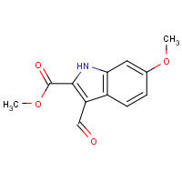 379260-71-6 methyl 3-formyl-6-methoxy-1H-indole-2-carboxylate chemical structure