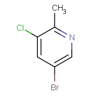 914358-72-8 5-bromo-3-chloro-2-methylpyridine chemical structure