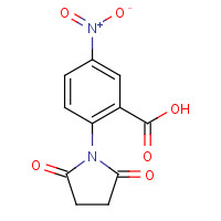 627085-90-9 2-(2,5-dioxopyrrolidin-1-yl)-5-nitrobenzoic acid chemical structure