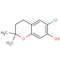 653563-84-9 6-chloro-2,2-dimethyl-3,4-dihydrochromen-7-ol chemical structure