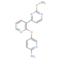 948564-26-9 5-[3-(2-methylsulfanylpyrimidin-4-yl)pyridin-2-yl]oxypyridin-2-amine chemical structure