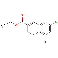 885271-07-8 ethyl 8-bromo-6-chloro-2H-chromene-3-carboxylate chemical structure