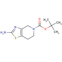 1002355-91-0 tert-butyl 2-amino-6,7-dihydro-4H-[1,3]thiazolo[4,5-c]pyridine-5-carboxylate chemical structure
