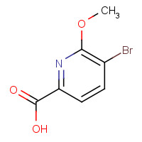1214334-70-9 5-bromo-6-methoxypyridine-2-carboxylic acid chemical structure