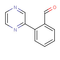 449758-40-1 2-pyrazin-2-ylbenzaldehyde chemical structure
