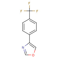 1126636-40-5 4-[4-(trifluoromethyl)phenyl]-1,3-oxazole chemical structure