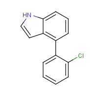 442562-85-8 4-(2-chlorophenyl)-1H-indole chemical structure