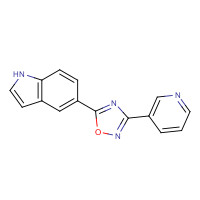 1073461-27-4 5-(1H-indol-5-yl)-3-pyridin-3-yl-1,2,4-oxadiazole chemical structure