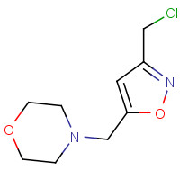 953408-97-4 4-[[3-(chloromethyl)-1,2-oxazol-5-yl]methyl]morpholine chemical structure