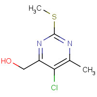 1374134-63-0 (5-chloro-6-methyl-2-methylsulfanylpyrimidin-4-yl)methanol chemical structure