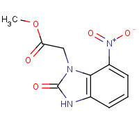 939036-68-7 methyl 2-(7-nitro-2-oxo-3H-benzimidazol-1-yl)acetate chemical structure