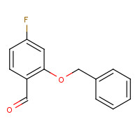 202857-89-4 4-fluoro-2-phenylmethoxybenzaldehyde chemical structure