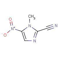 1615-42-5 1-methyl-5-nitroimidazole-2-carbonitrile chemical structure