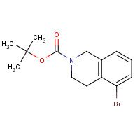 215184-78-4 tert-butyl 5-bromo-3,4-dihydro-1H-isoquinoline-2-carboxylate chemical structure