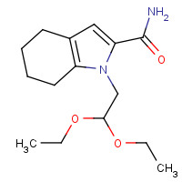 1433990-31-8 1-(2,2-diethoxyethyl)-4,5,6,7-tetrahydroindole-2-carboxamide chemical structure