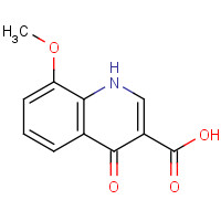 28027-18-1 8-methoxy-4-oxo-1H-quinoline-3-carboxylic acid chemical structure