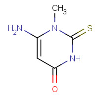 16837-08-4 6-amino-1-methyl-2-sulfanylidenepyrimidin-4-one chemical structure