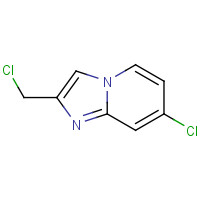 124168-59-8 7-chloro-2-(chloromethyl)imidazo[1,2-a]pyridine chemical structure